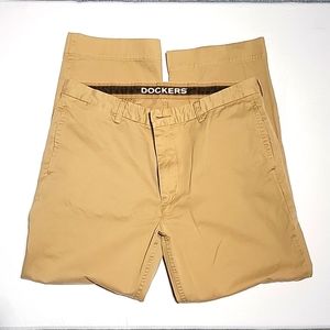 Dockers Men's 38x32 Tan Khaki Pants D3 Classic Fit